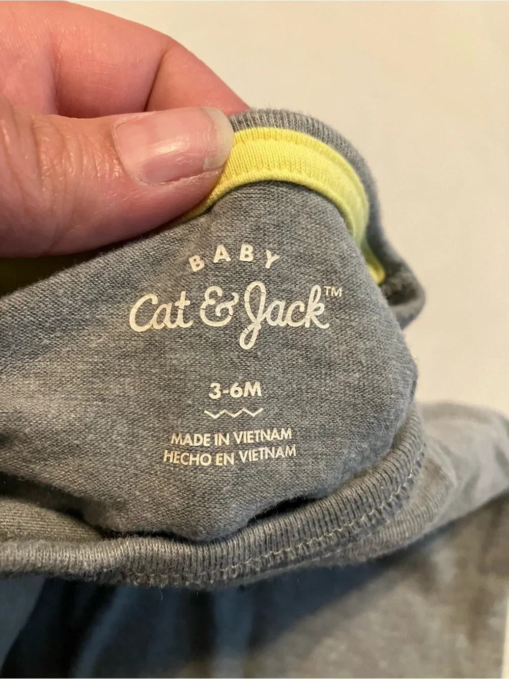 Gray Baby Romper 